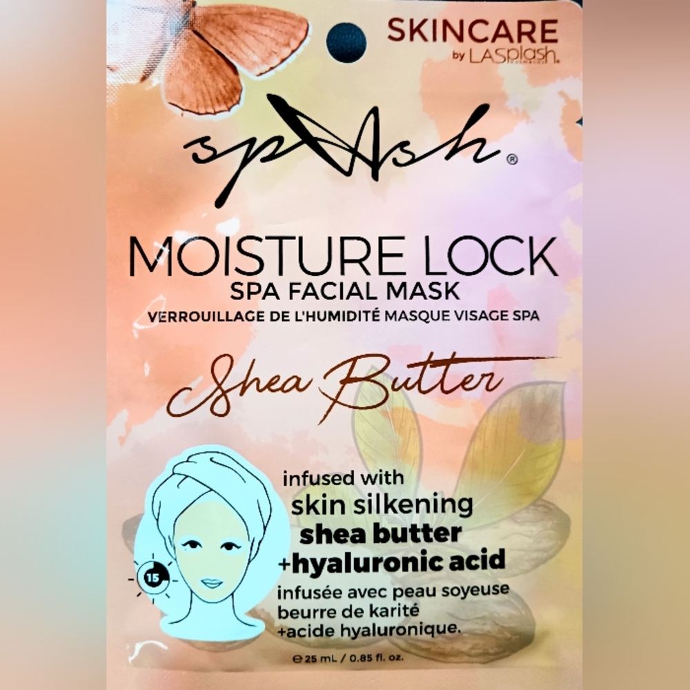 🎁 FREE GIFT 🎁 SEALED BRAND NEW SPA FACIAL MASK Shea Butter + Hyaluronic Acid